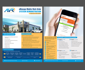 Utility company introducing uManage Mobile Product | Flyer-Design von aspiremedia