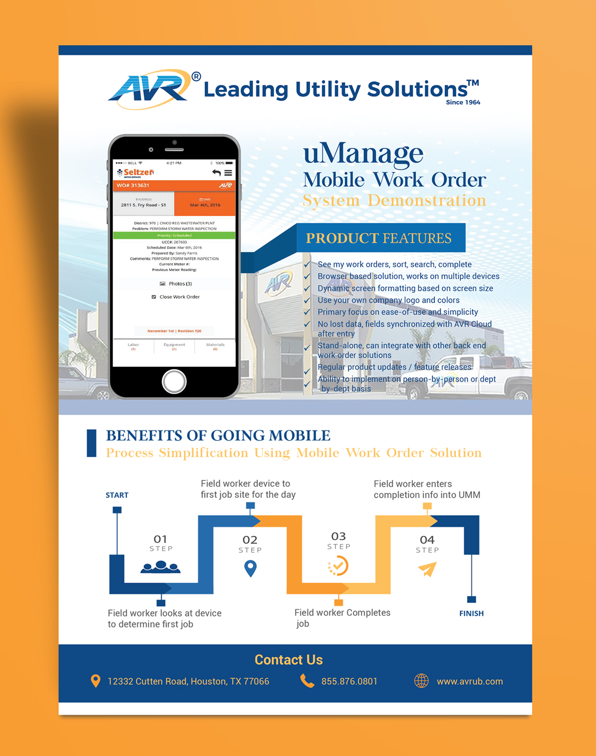 Flyer-Design von ilovedesign1 für AVR, Inc. | Design #18794983