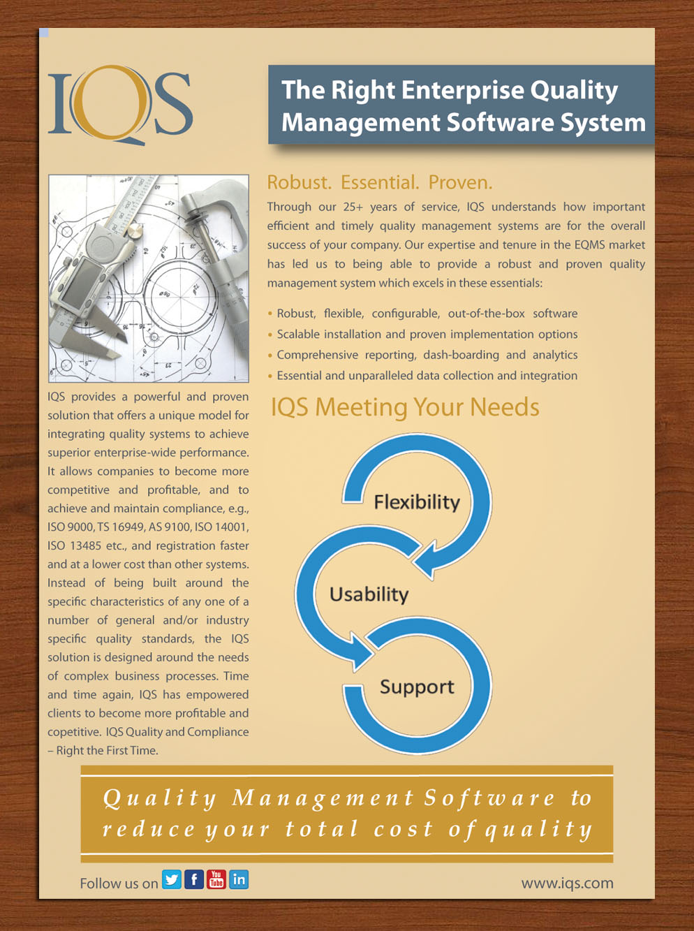 Brochure Design by Sbss for IQS, Inc. | Design #2835913