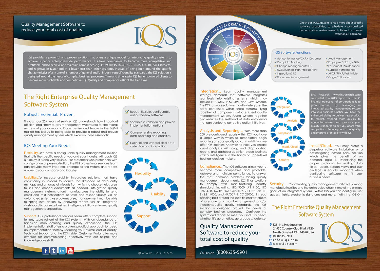 Design de Brochure par Sbss pour IQS, Inc. | Design #2908107