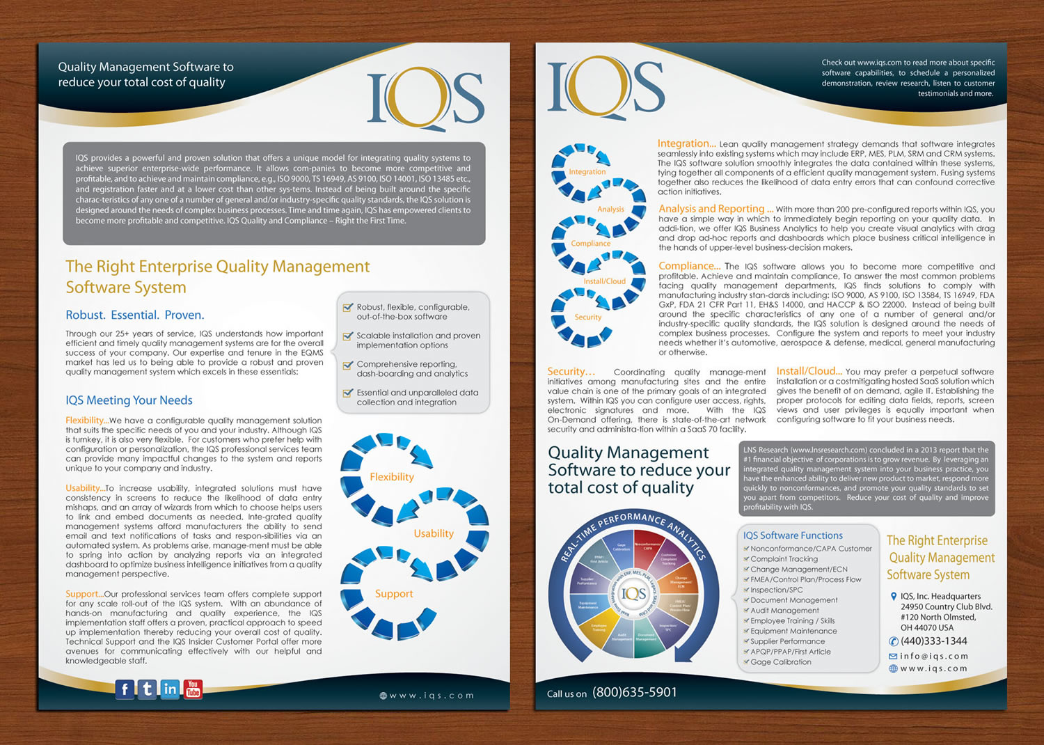 Brochure Design by Sbss for IQS, Inc. | Design #2908182