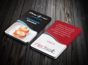 Breakfast Voucher in Business Card Form | Design de Carte de Visite par Tripti Ranjan Gain