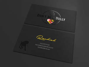 Business Card Design by Tilt for Don't Be A Bully | Design: #18811164
