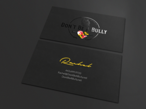 Design de Carte de Visite par Tilt pour Don't Be A Bully | Design : #18811165