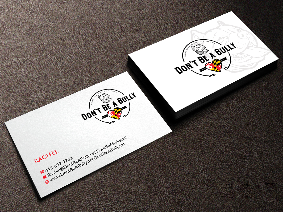 Visitenkarten-Design von Creations Box 2015 für Don't Be A Bully | Design #18814530