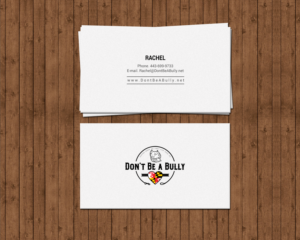 Business Card Design by chandrayaan.creative for Don't Be A Bully | Design: #18794721
