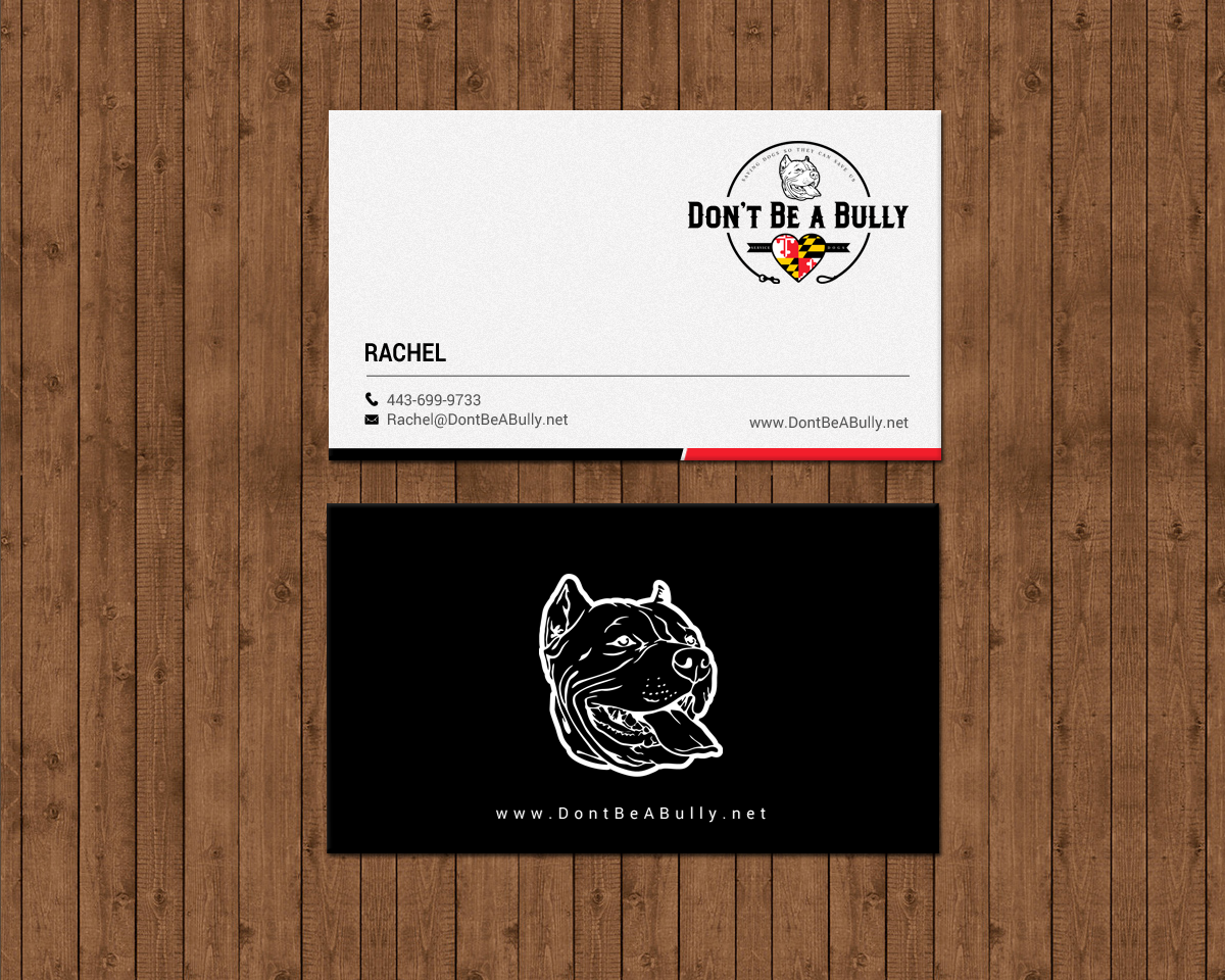 Business Card Design by chandrayaan.creative for Don't Be A Bully | Design #18794728