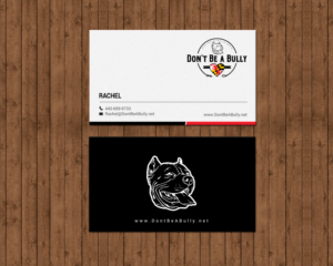 Design de Carte de Visite par chandrayaan.creative pour Don't Be A Bully | Design : #18794728