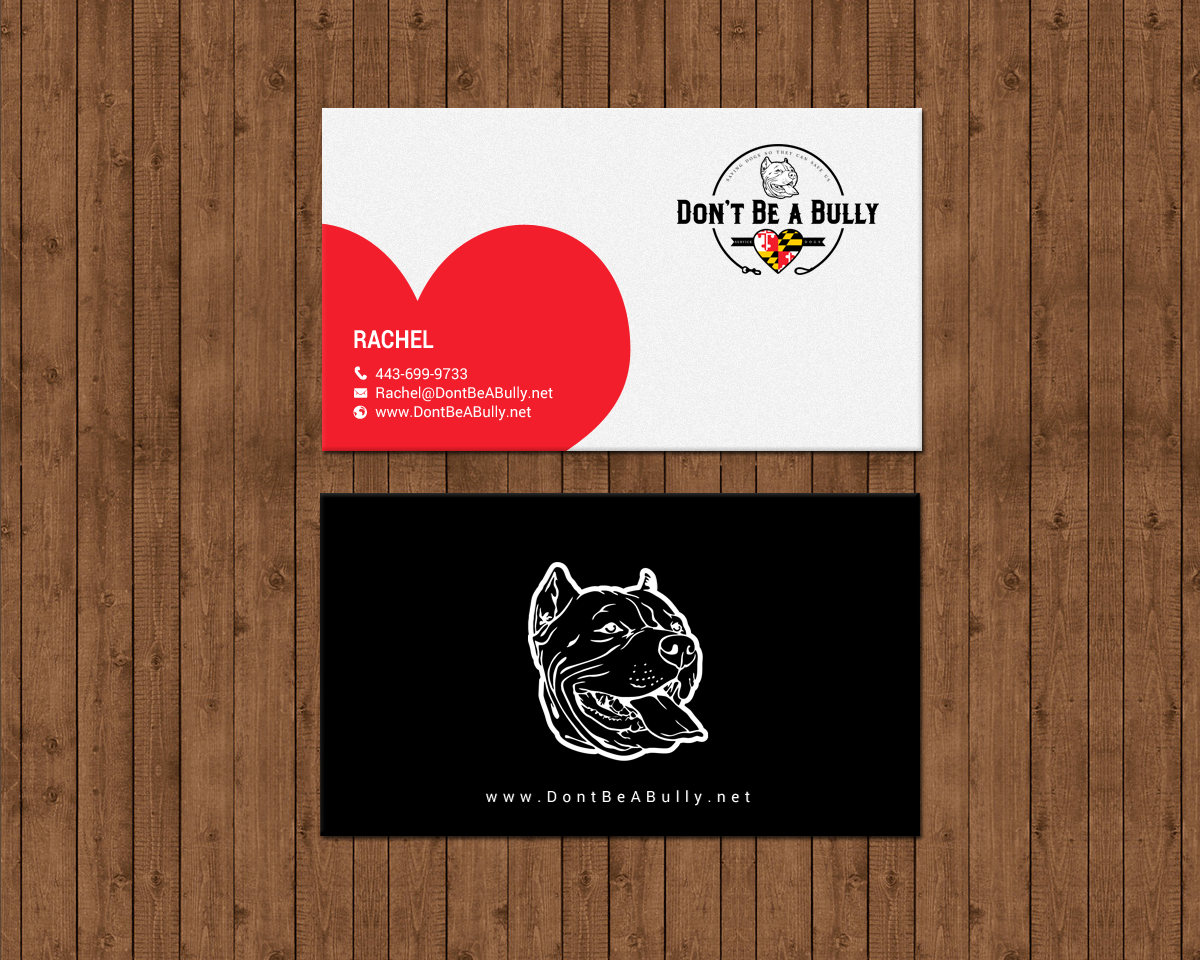 Business Card Design by chandrayaan.creative for Don't Be A Bully | Design #18794730