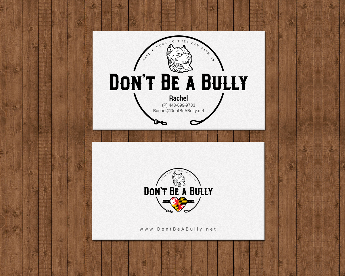 Business Card Design by chandrayaan.creative for Don't Be A Bully | Design #18794742