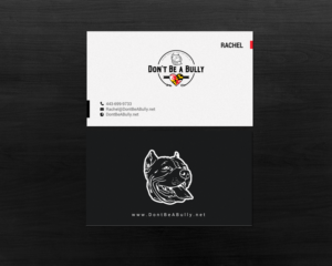 Design de Carte de Visite par chandrayaan.creative pour Don't Be A Bully | Design : #18796933