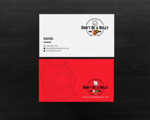Business Card Design by chandrayaan.creative for Don't Be A Bully | Design: #18796947