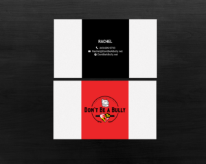 Business Card Design by chandrayaan.creative for Don't Be A Bully | Design: #18796964