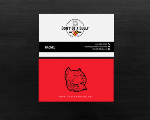 Business Card Design by chandrayaan.creative for Don't Be A Bully | Design: #18798110