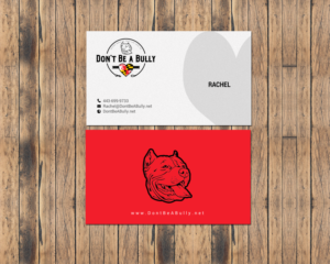 Business Card Design by chandrayaan.creative for Don't Be A Bully | Design: #18798115