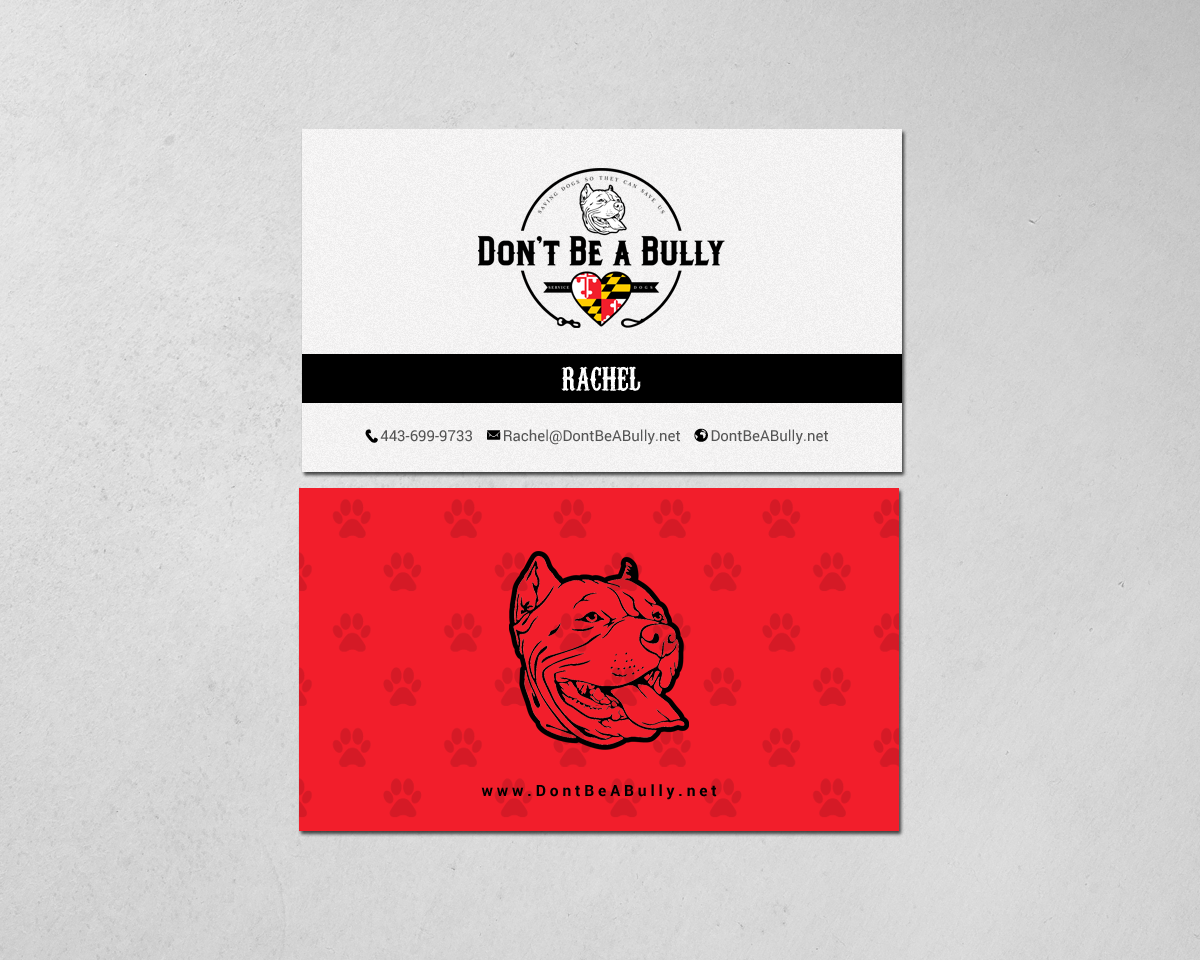 Business Card Design by chandrayaan.creative for Don't Be A Bully | Design #18807221