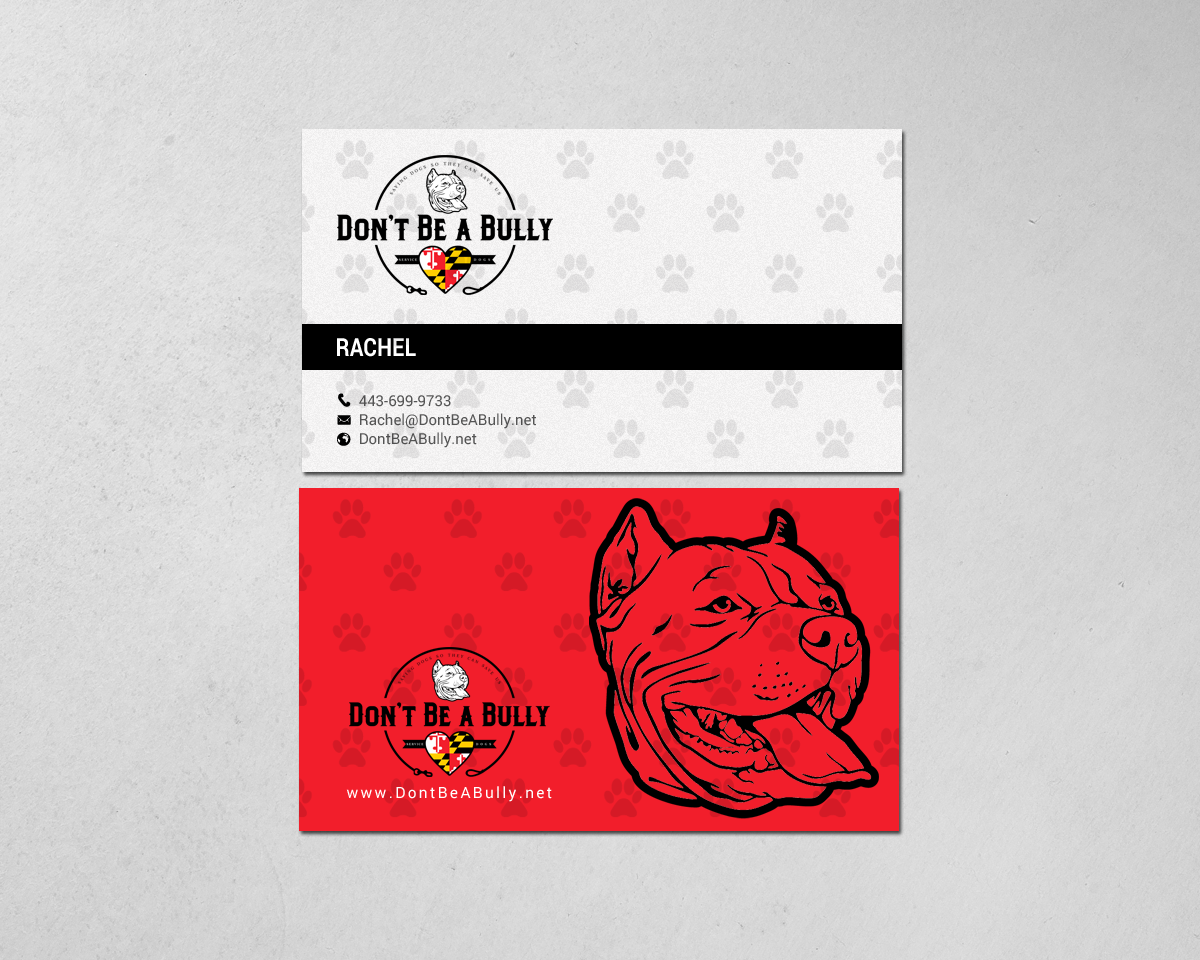 Business Card Design by chandrayaan.creative for Don't Be A Bully | Design #18807222