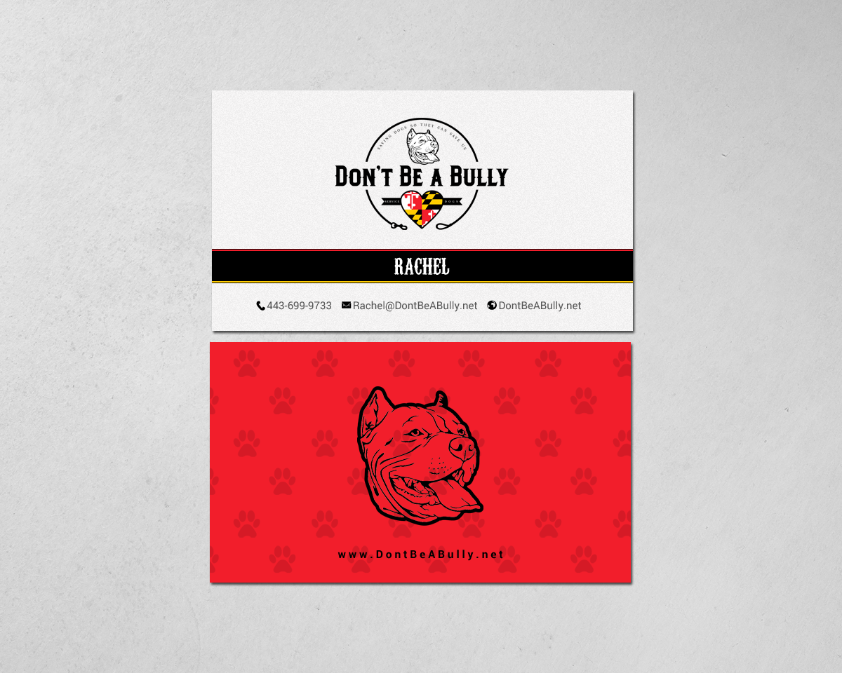 Business Card Design by chandrayaan.creative for Don't Be A Bully | Design #18807226