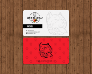 Business Card Design by chandrayaan.creative for Don't Be A Bully | Design: #18807230