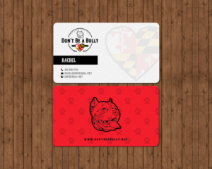Business Card Design by chandrayaan.creative for Don't Be A Bully | Design: #18807231