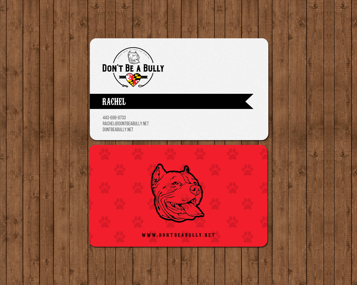 Business Card Design by chandrayaan.creative for Don't Be A Bully | Design #18807237