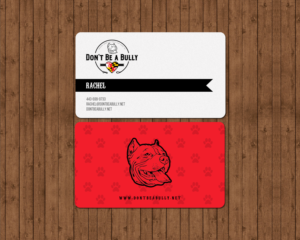 Business Card Design by chandrayaan.creative for Don't Be A Bully | Design: #18807237