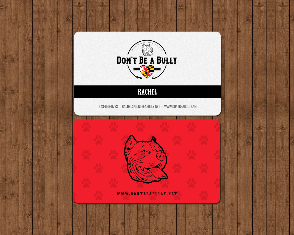 Business Card Design by chandrayaan.creative for Don't Be A Bully | Design #18807238