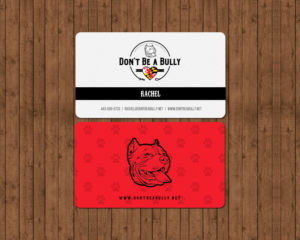 Business Card Design by chandrayaan.creative for Don't Be A Bully | Design: #18807238