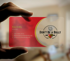 Business Card Design by Tripti Ranjan Gain for Don't Be A Bully | Design: #18795282