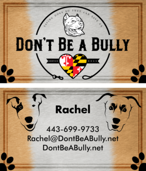 Design de Carte de Visite par Manson97666 pour Don't Be A Bully | Design : #18807729