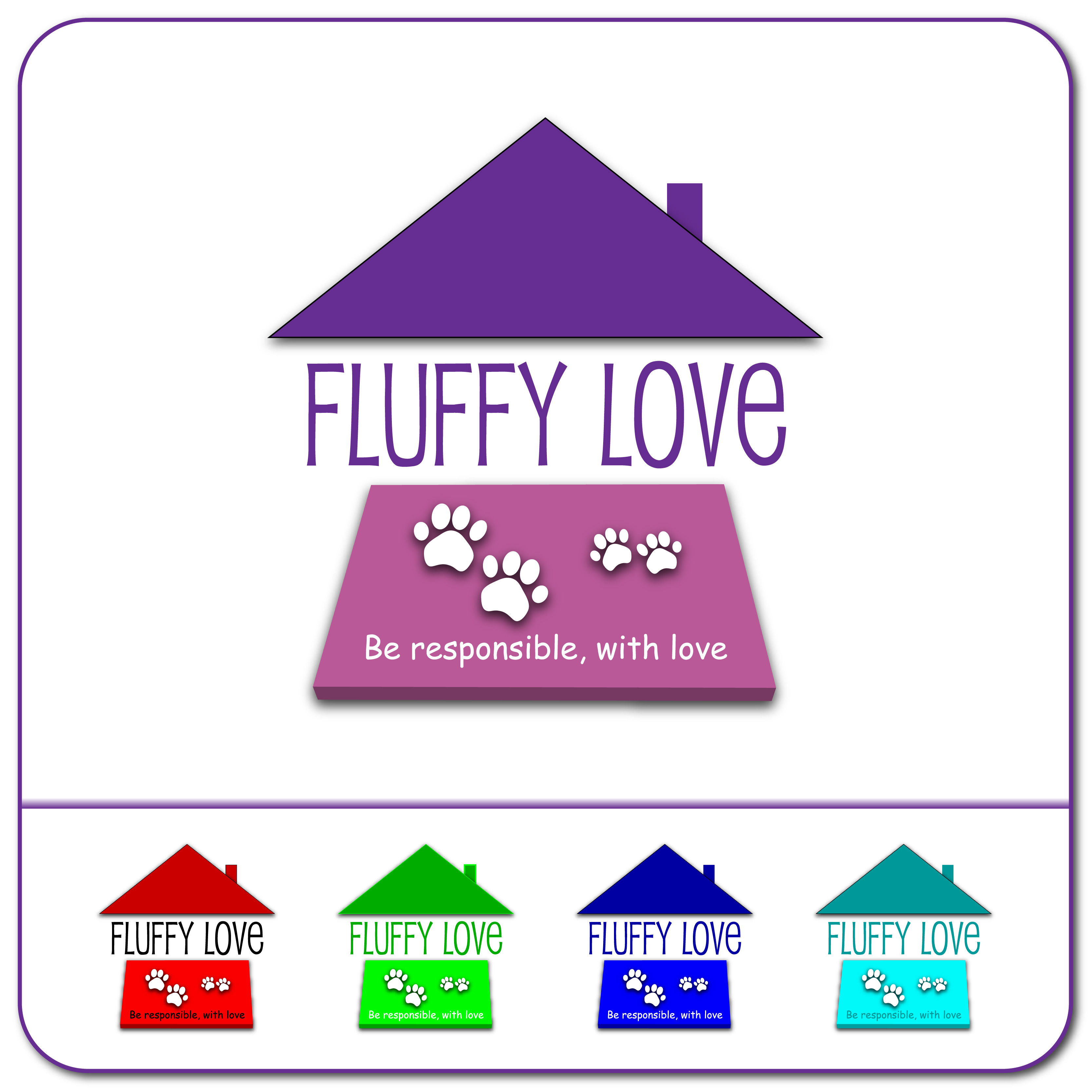 Logo Design by UsBeingUs.com - Debs for Fluffy Love Limited | Design #50858