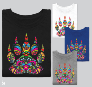 Mexican themed bear T-shirt design | T-shirt Design by BEGD - Bradley Edwards Graphic Design