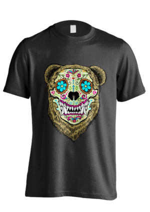 Mexican themed bear T-shirt design | Diseño de Camiseta por dundun