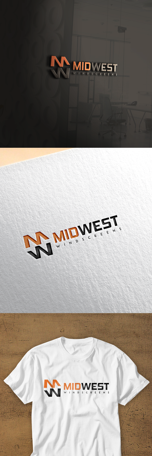 Logo Design by WeiArts for Midwest Windscreens | Design #18910736