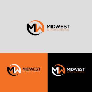 Logo Design by Paras Bali for Midwest Windscreens | Design: #18933279