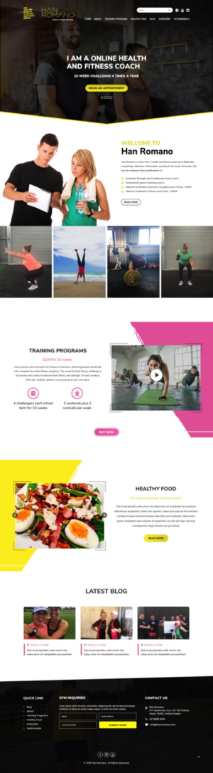 Web Design by pb for this project | Design: #18804439