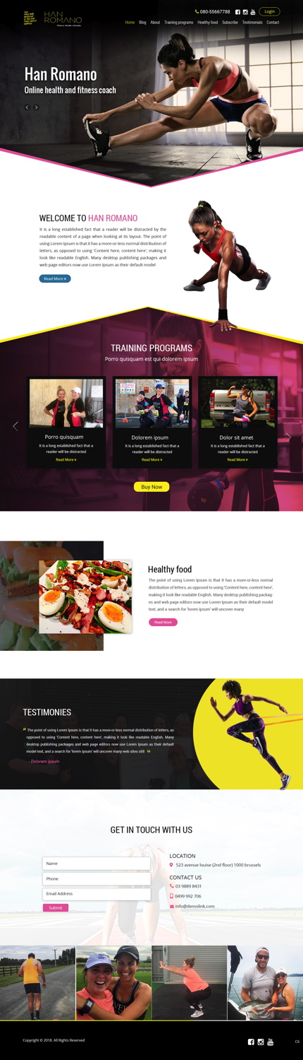 Web Design by pb for this project | Design #18810069