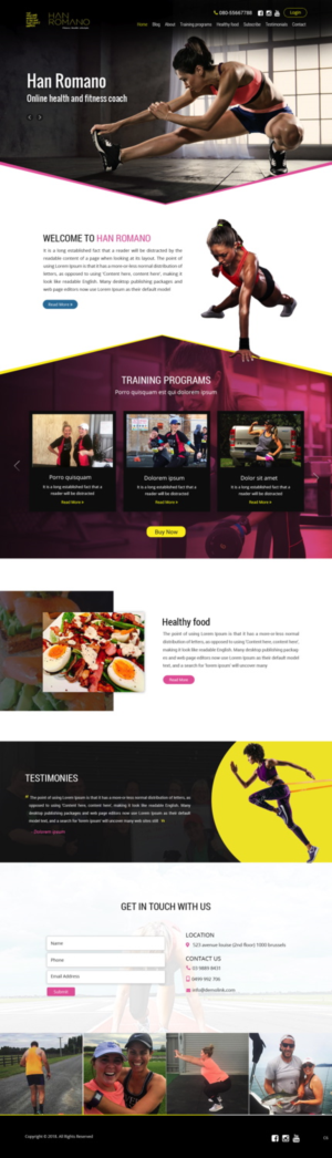 Web Design by pb for this project | Design: #18810069