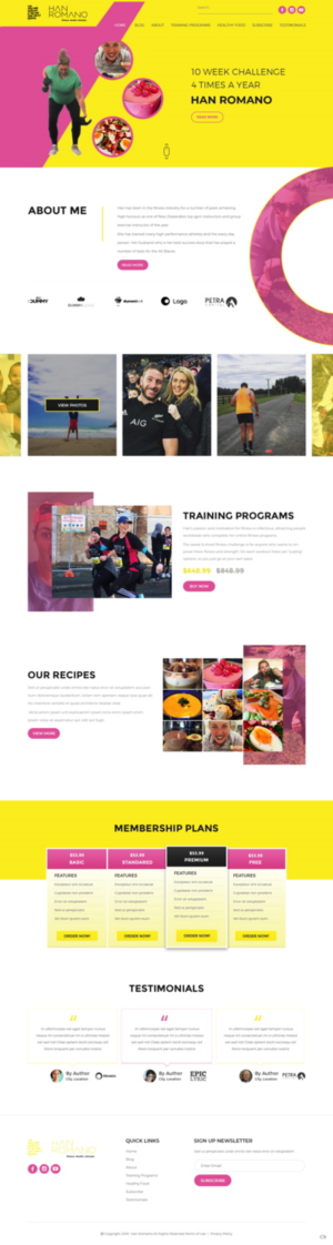 Web Design by pb for this project | Design: #18810070