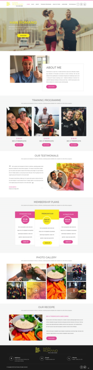 Web Design by pb for this project | Design: #18810071