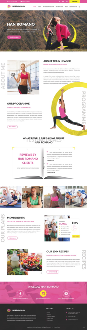 Web Design by pb for this project | Design: #18810072