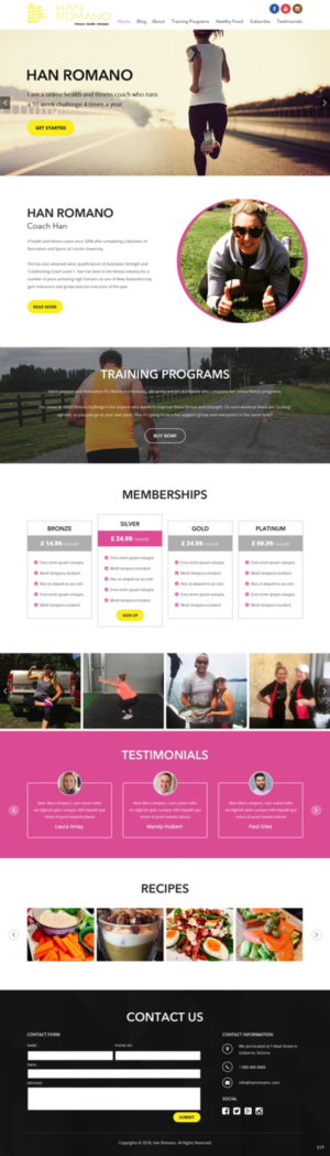 Web Design by pb for this project | Design: #18810073