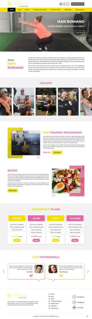 Web Design by pb for this project | Design: #18810078