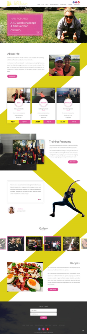 Web Design by pb for this project | Design: #18810080