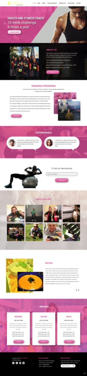 Web Design by pb for this project | Design: #18810081