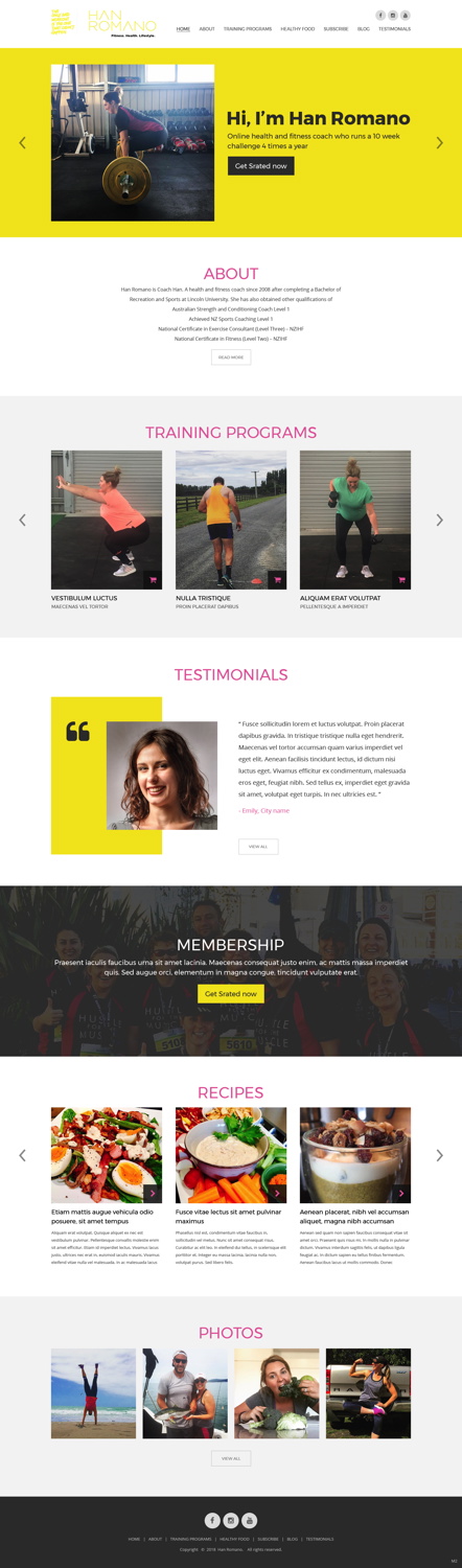 Web Design by pb for this project | Design #18810082