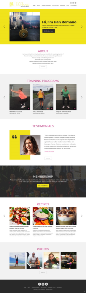 Web Design by pb for this project | Design: #18810082