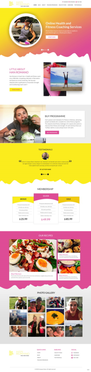 Web Design by pb for this project | Design: #18810109
