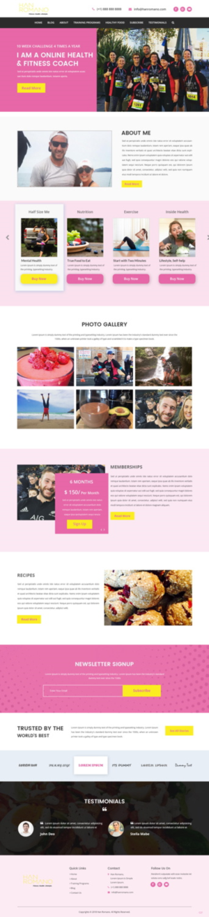 Web Design by pb for this project | Design: #18816328