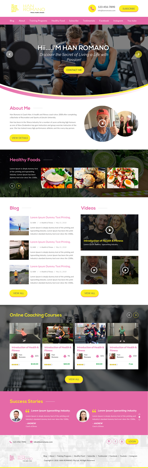 Web Design by rightway for this project | Design #18810458